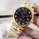 Perfect Replica Rolex Datejust All Gold Case Black Diamond Markers Dial 40mm Men's Watch (6)_th.jpg